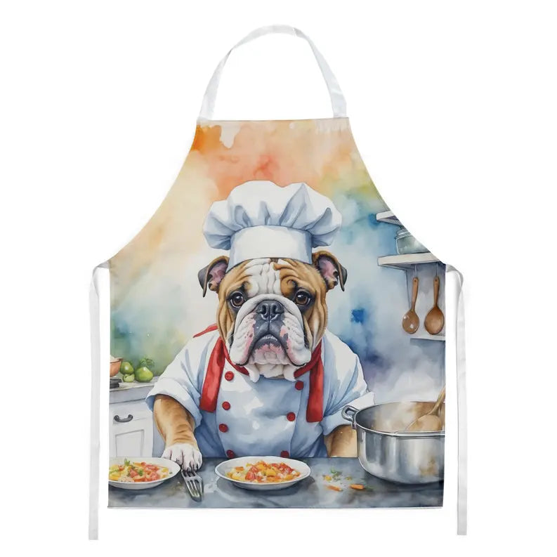 English Bulldog The Chef Apron Caroline's Treasures
