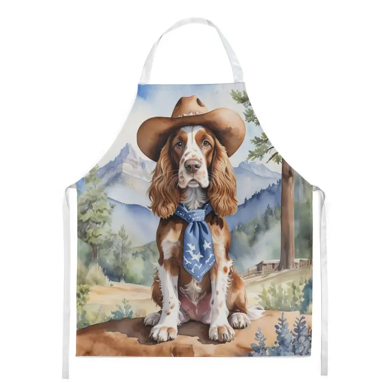 English Cocker Spaniel Cowboy Welcome Apron Caroline's Treasures