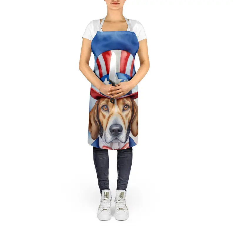 English Foxhound Patriotic American Apron Caroline's Treasures