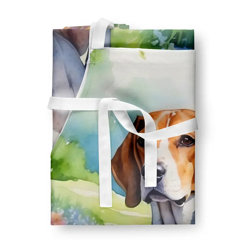 English Foxhound Spring Path Apron Caroline's Treasures
