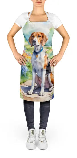 English Foxhound Spring Path Apron Caroline's Treasures