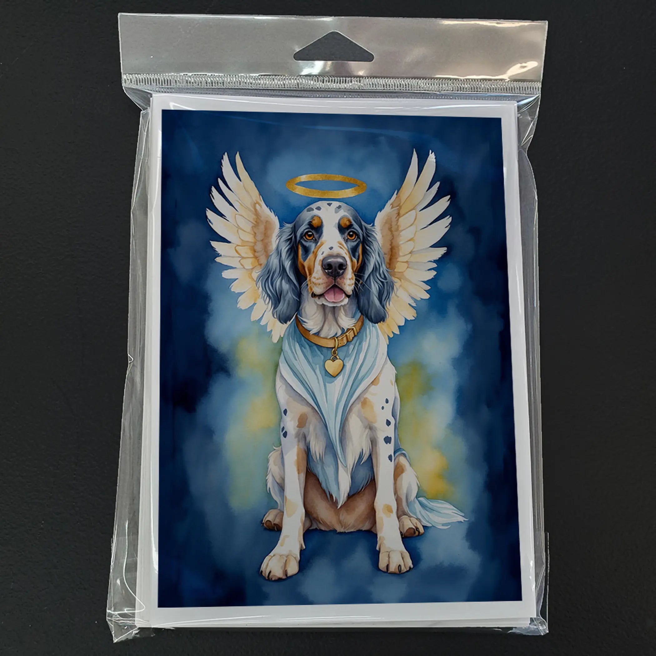 English Setter My Angel Greeting Cards Pack of 8 Caroline's Treasures