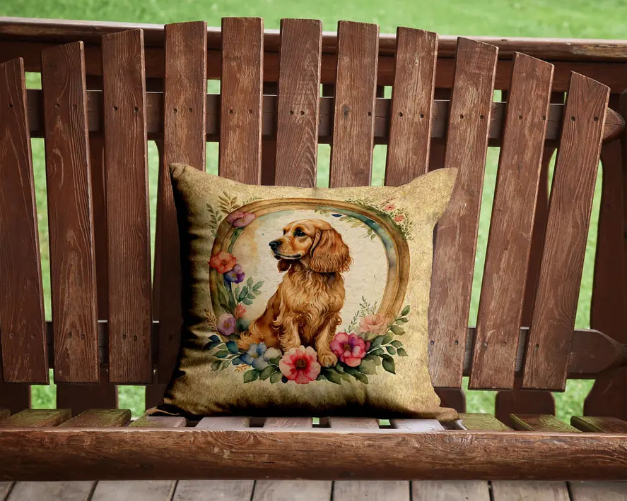 Entlebucher Mountain Dog and Flowers Pair of Pot Holders Caroline's Treasures