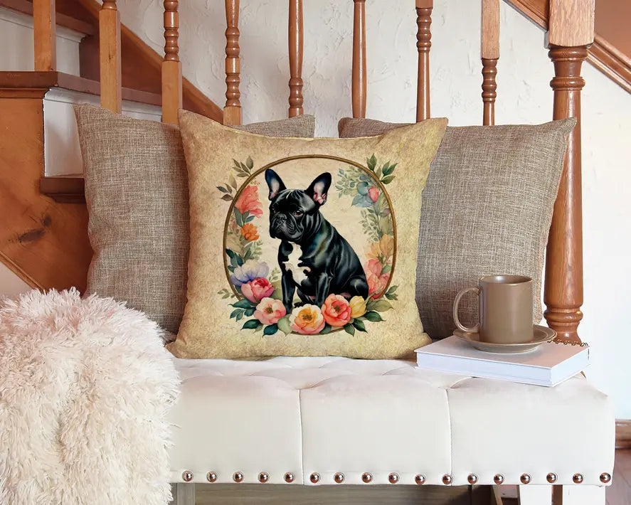 Entlebucher Mountain Dog and Flowers Pair of Pot Holders Caroline's Treasures