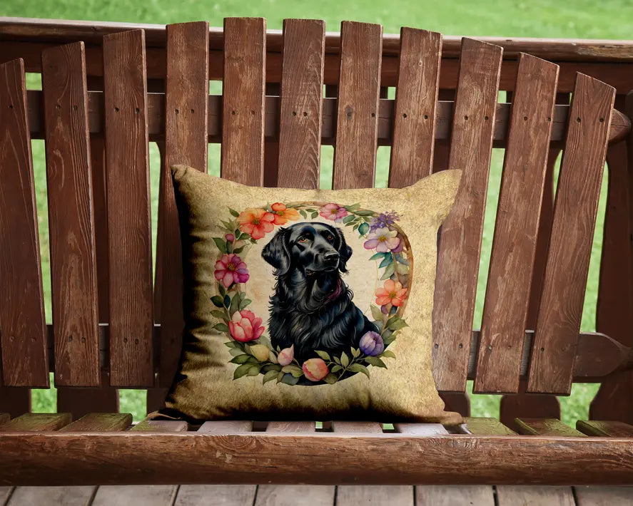 Entlebucher Mountain Dog and Flowers Pair of Pot Holders Caroline's Treasures