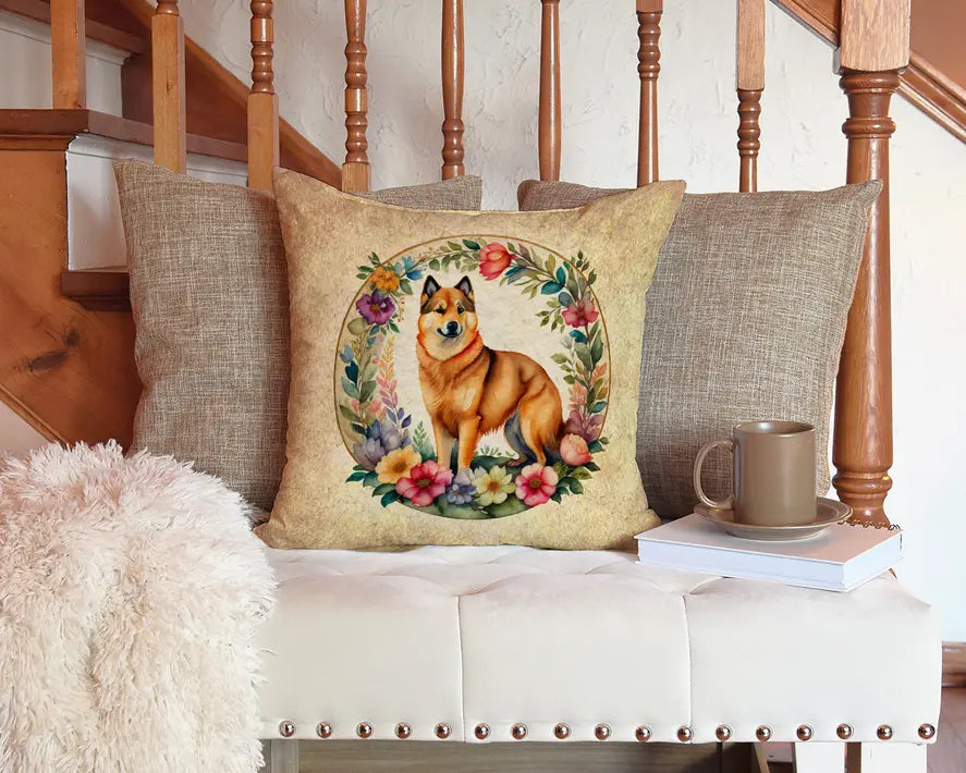 Entlebucher Mountain Dog and Flowers Pair of Pot Holders Caroline's Treasures