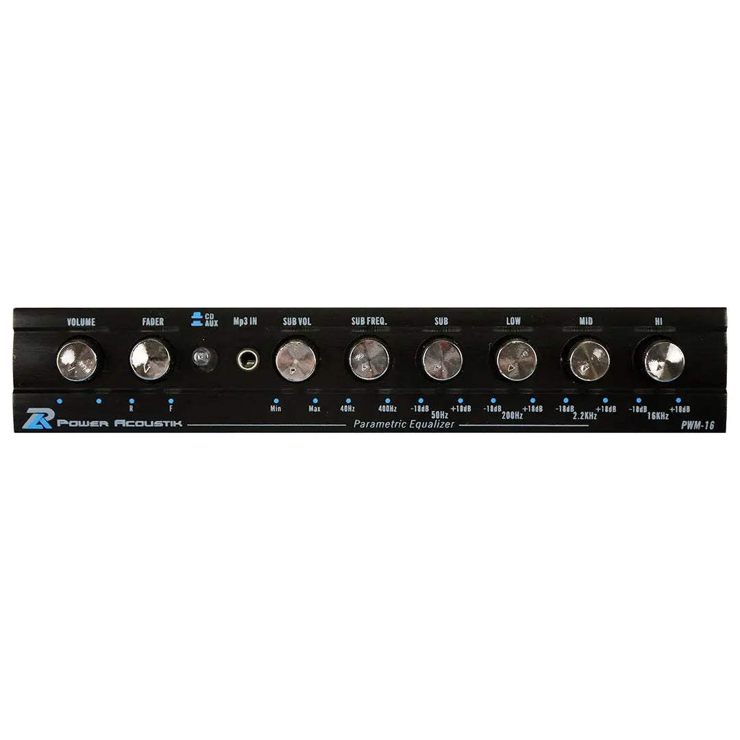 Equalizer Power Acoustik Preamp Power Acoustik