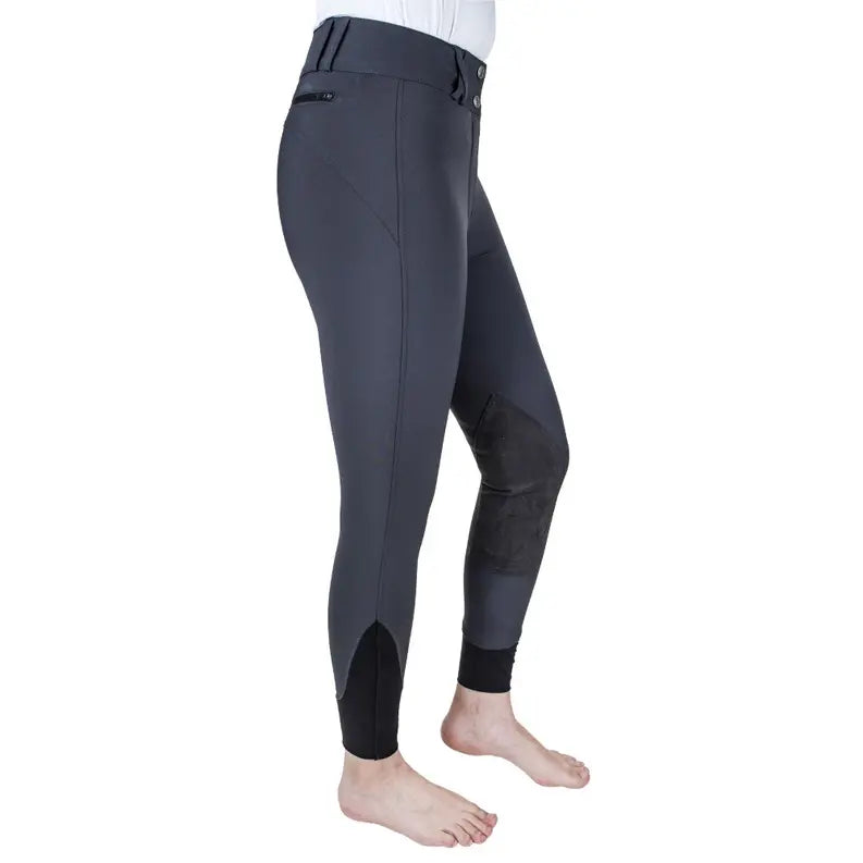 Equine Couture Charlotte Suede Knee Patch Breech JPC Equestrian