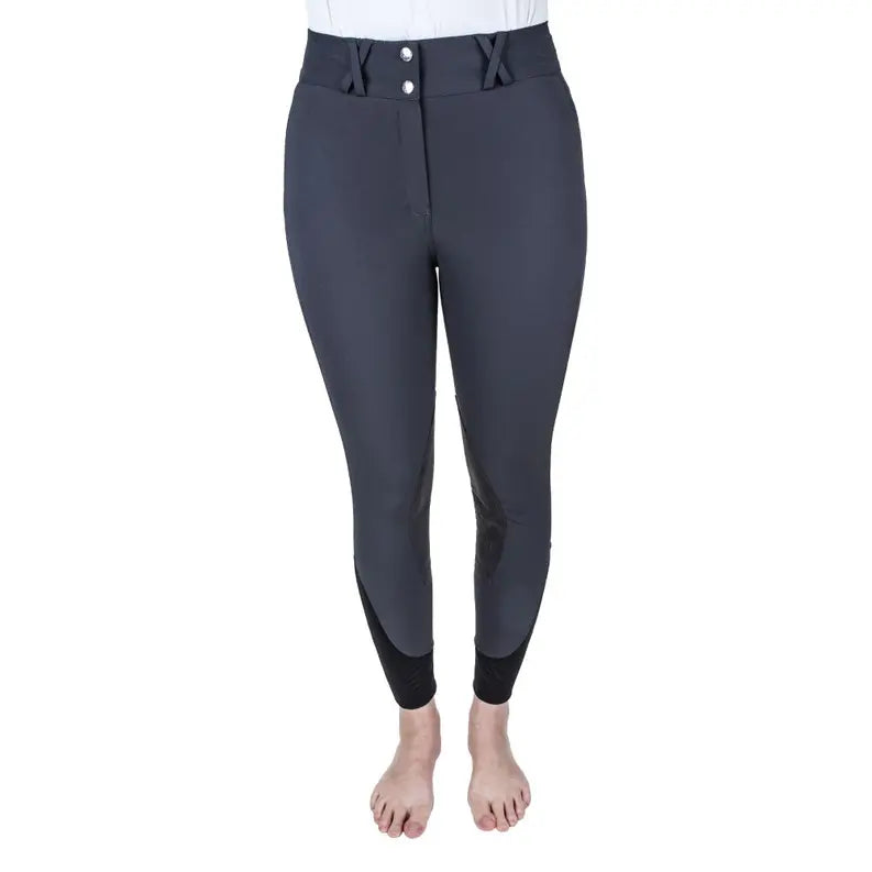 Equine Couture Charlotte Suede Knee Patch Breech JPC Equestrian