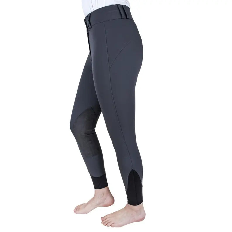 Equine Couture Charlotte Suede Knee Patch Breech JPC Equestrian
