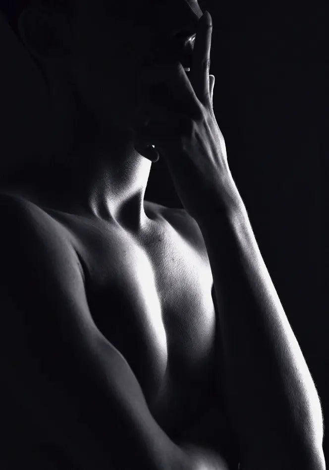 Erotica Upper Chest Glass Wall Art Monique Store