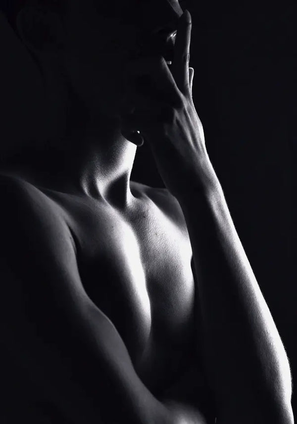 Erotica Upper Chest Glass Wall Art Monique Store