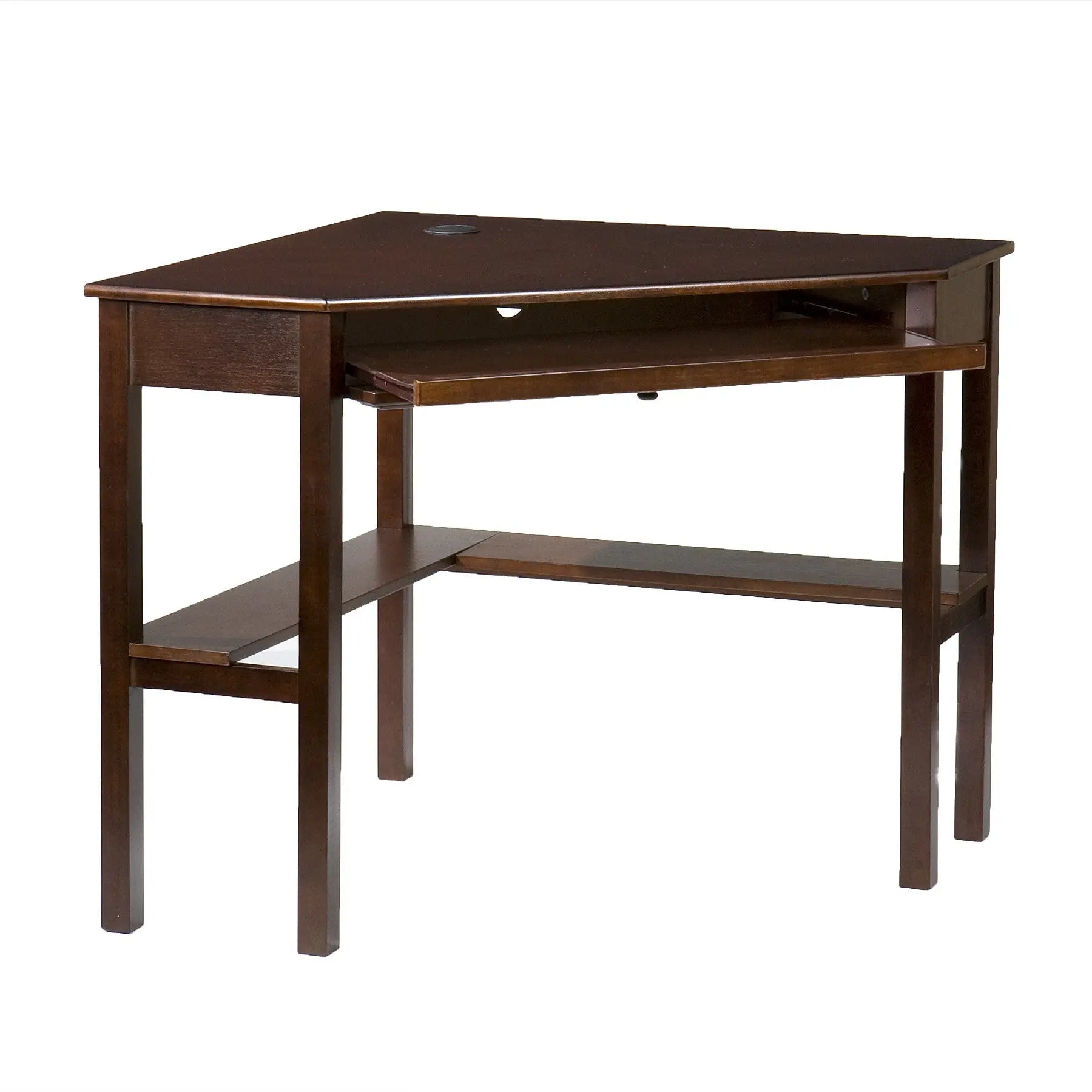Espresso Corner Computer Desk Homeroots Office