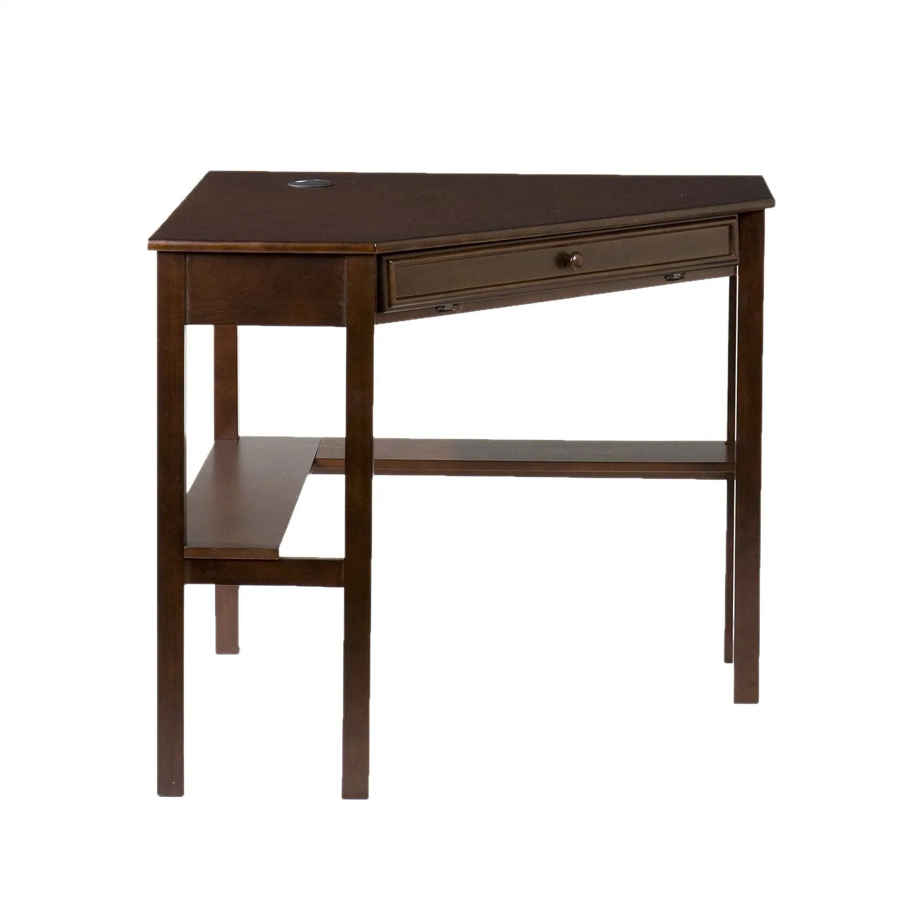 Espresso Corner Computer Desk Homeroots Office