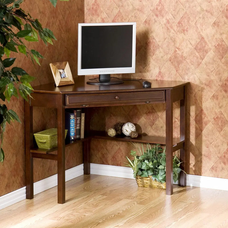 Espresso Corner Computer Desk Homeroots Office
