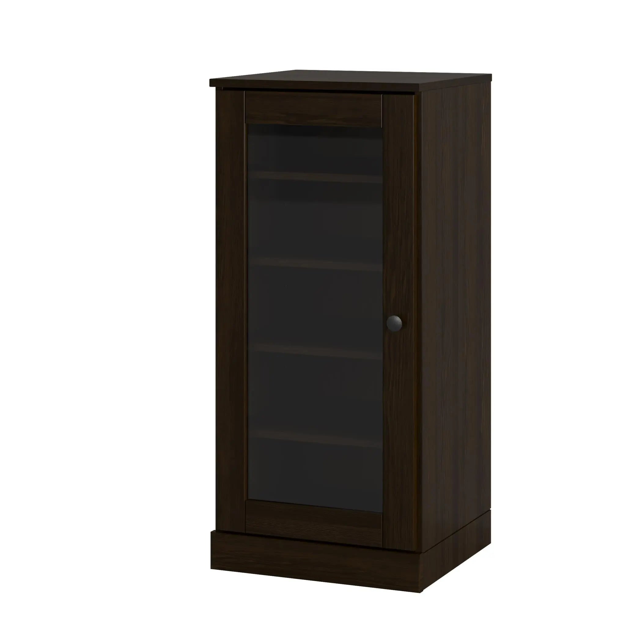 Espresso Ten Pair Solid WoodShoe Storage Cabinet Homeroots Organization