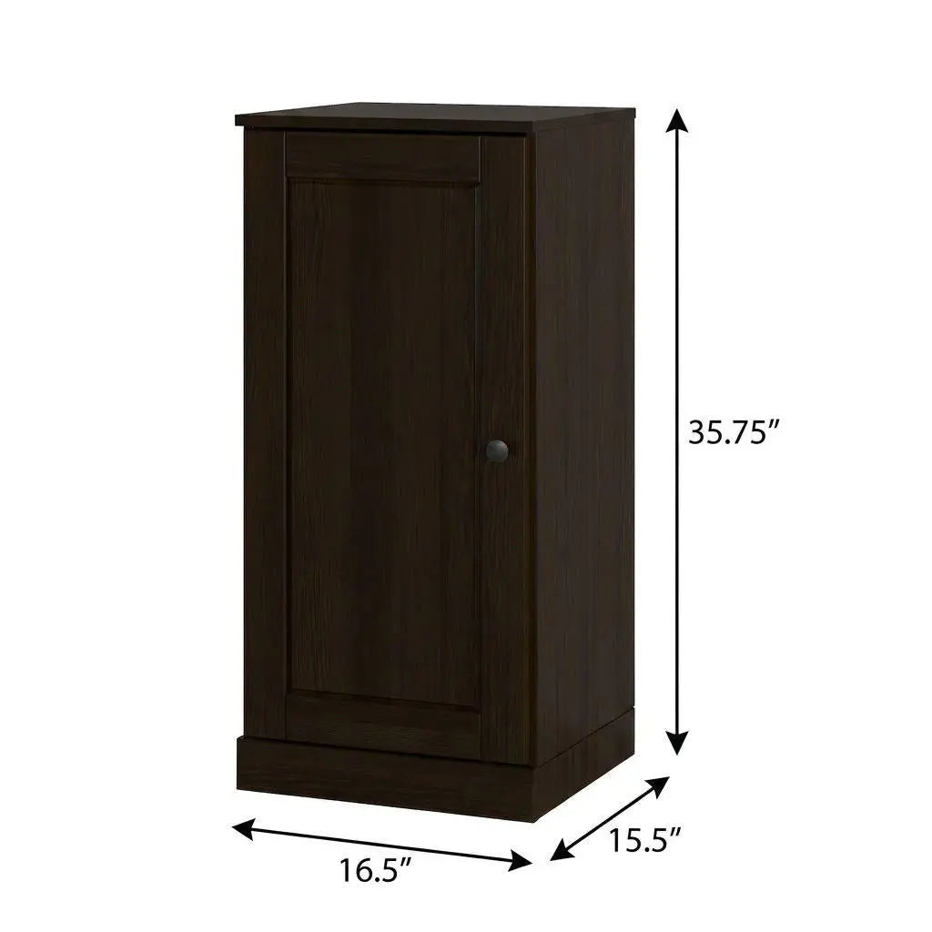 Espresso Ten Pair Solid WoodShoe Storage Cabinet Homeroots Organization