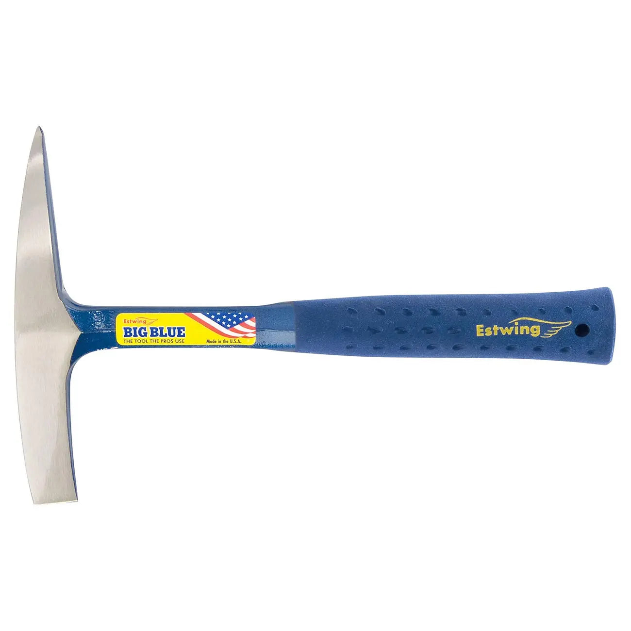 Estwing 14 Oz. Smooth Face Welding Chipping Hammer - Blue Shock Reduction Grip ESTWING