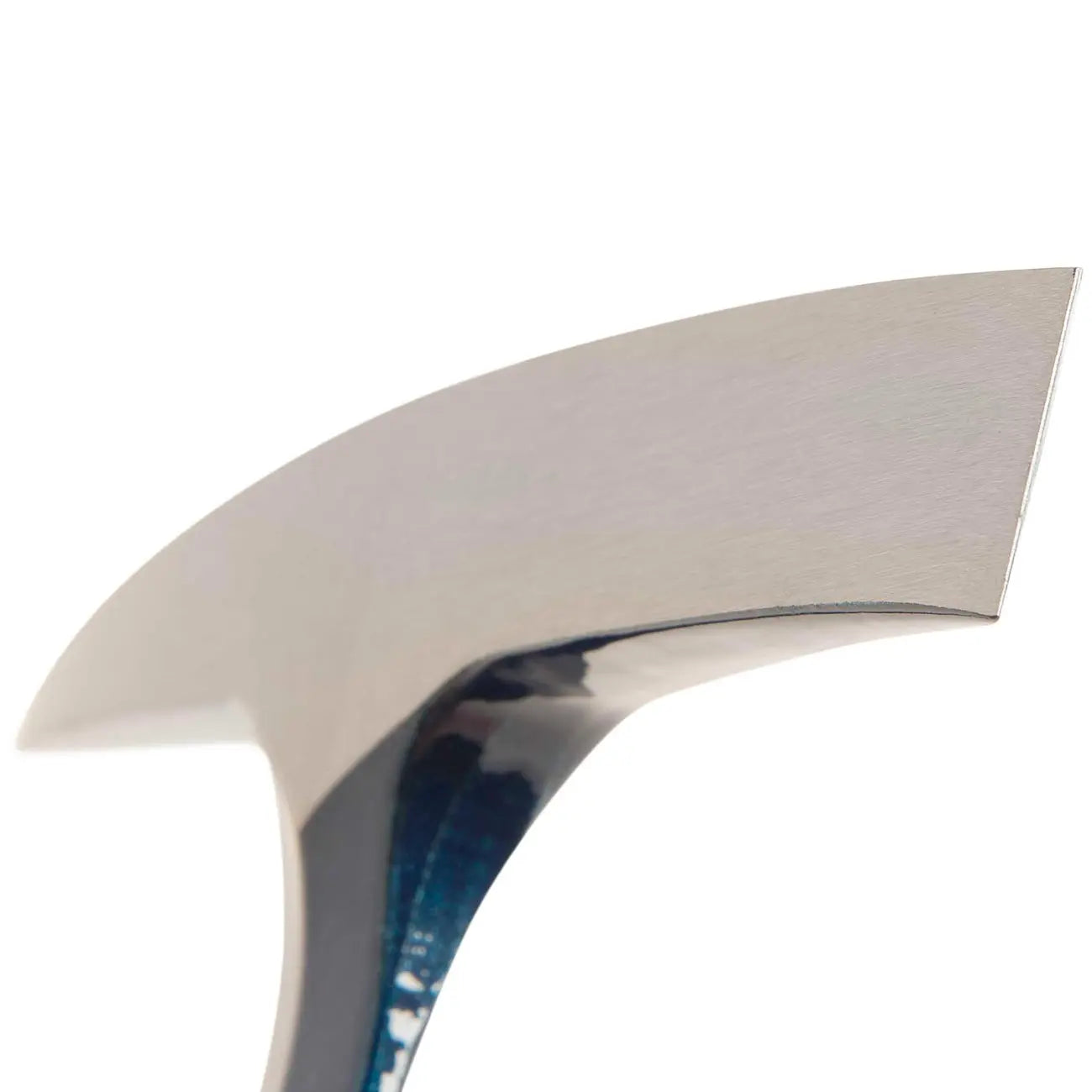 Sleek stainless steel chef's knife with a polished ergonomic handle, perfect for precision cutting and stylish kitchen display.