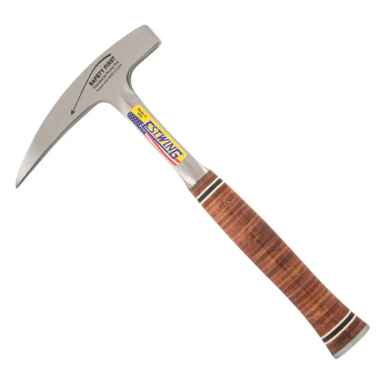 Estwing 22 Oz. Pointed Tip Rock Pick - Leather Grip ESTWING