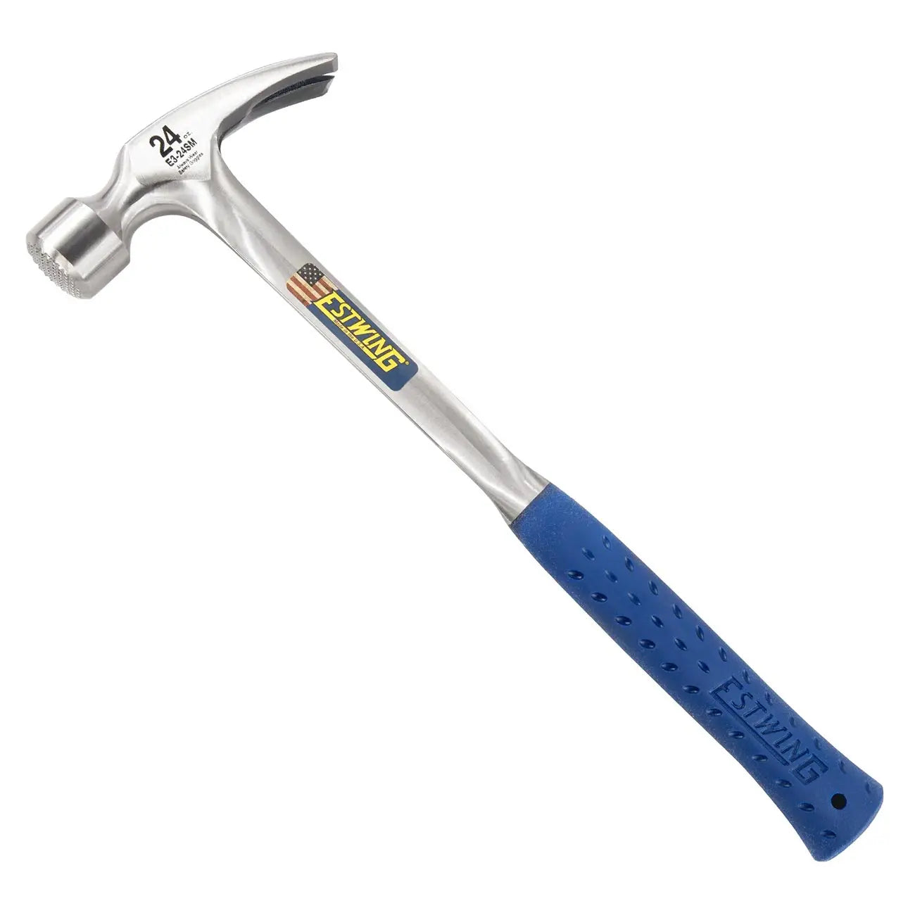 Estwing 24 Oz. Milled Face Rip/framing Hammer - Blue Shock Reduction Grip ESTWING