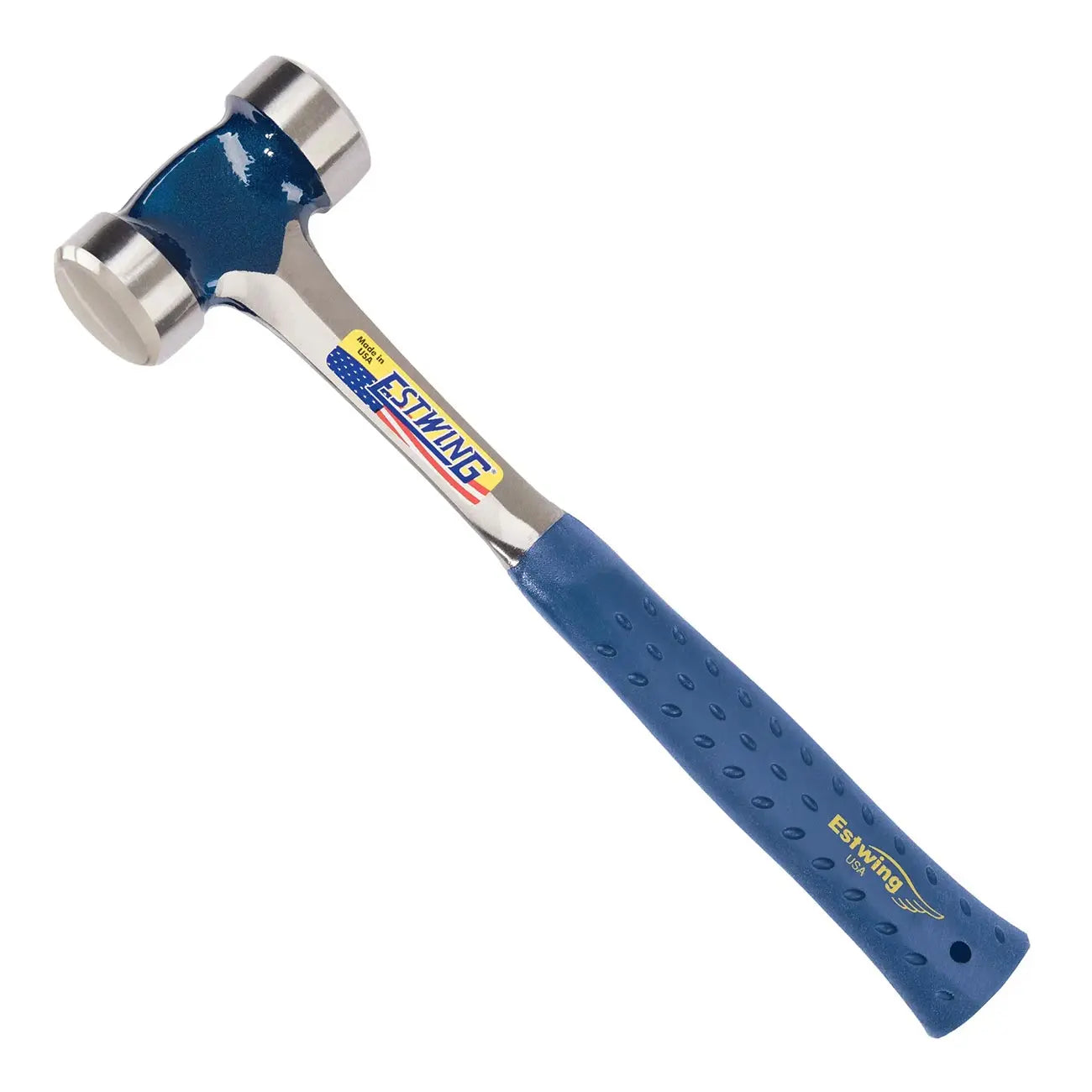 Estwing 40 Oz. Smooth Face Lineman's Hammer With Blue Shock Reduction Grip ESTWING
