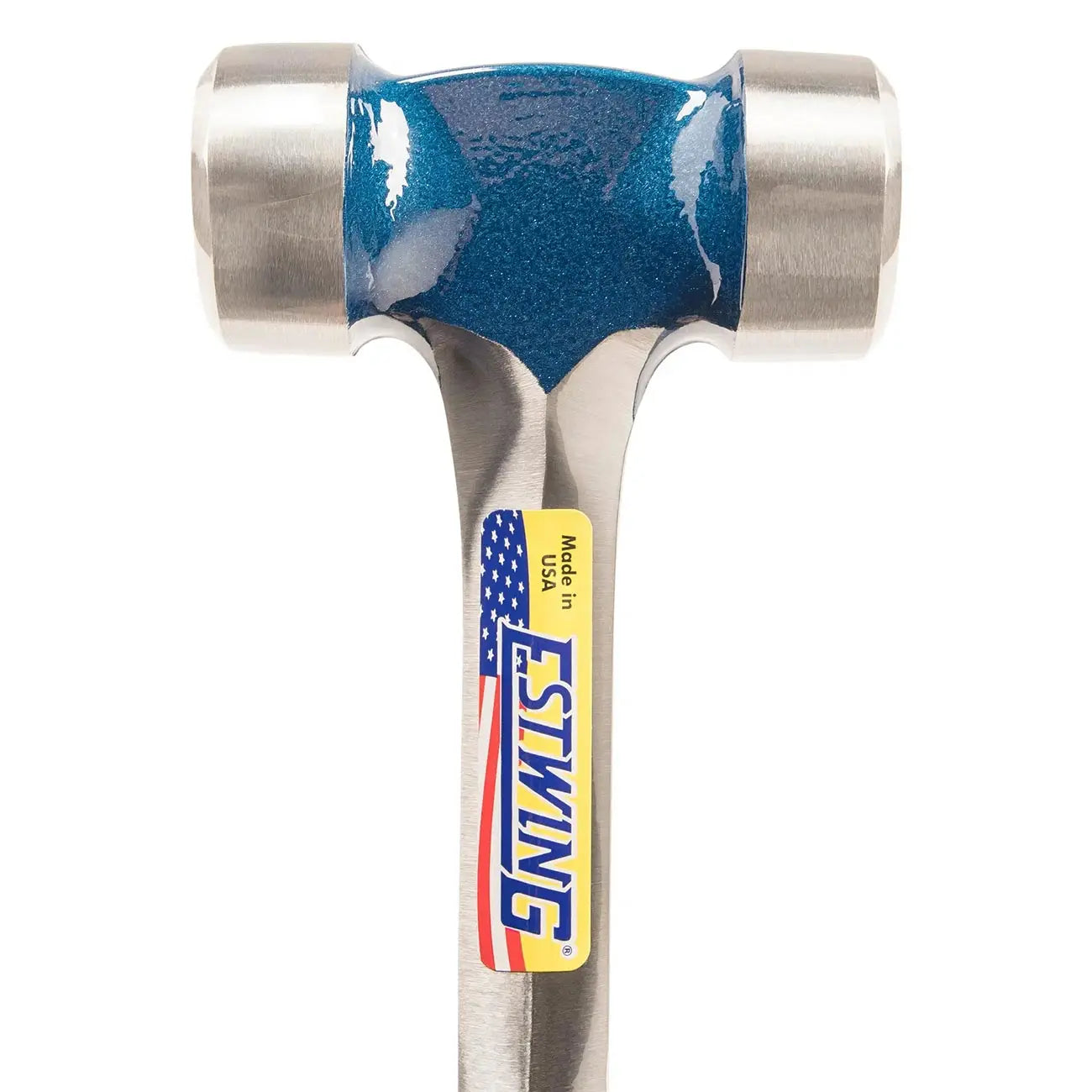 Estwing 40 Oz. Smooth Face Lineman's Hammer With Blue Shock Reduction Grip ESTWING