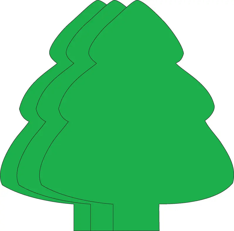 Evergreen Tree Single Color Super Cut-Outs Creative Shapes