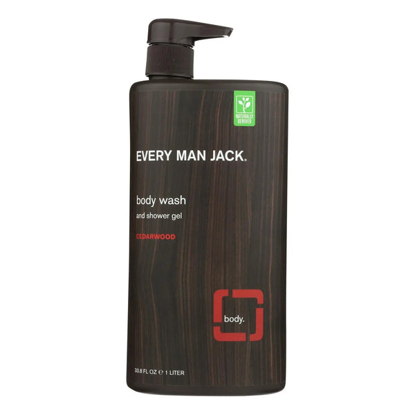 Every Man Jack Body Wash Cedarwood Body Wash - Case Of 33.8 - 33.8 Fl Oz. Every Man Jack