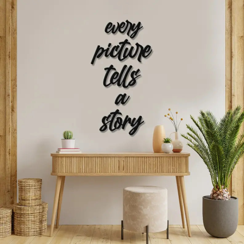 Every Picture Tells a Story Metal Wall Art Monique Store