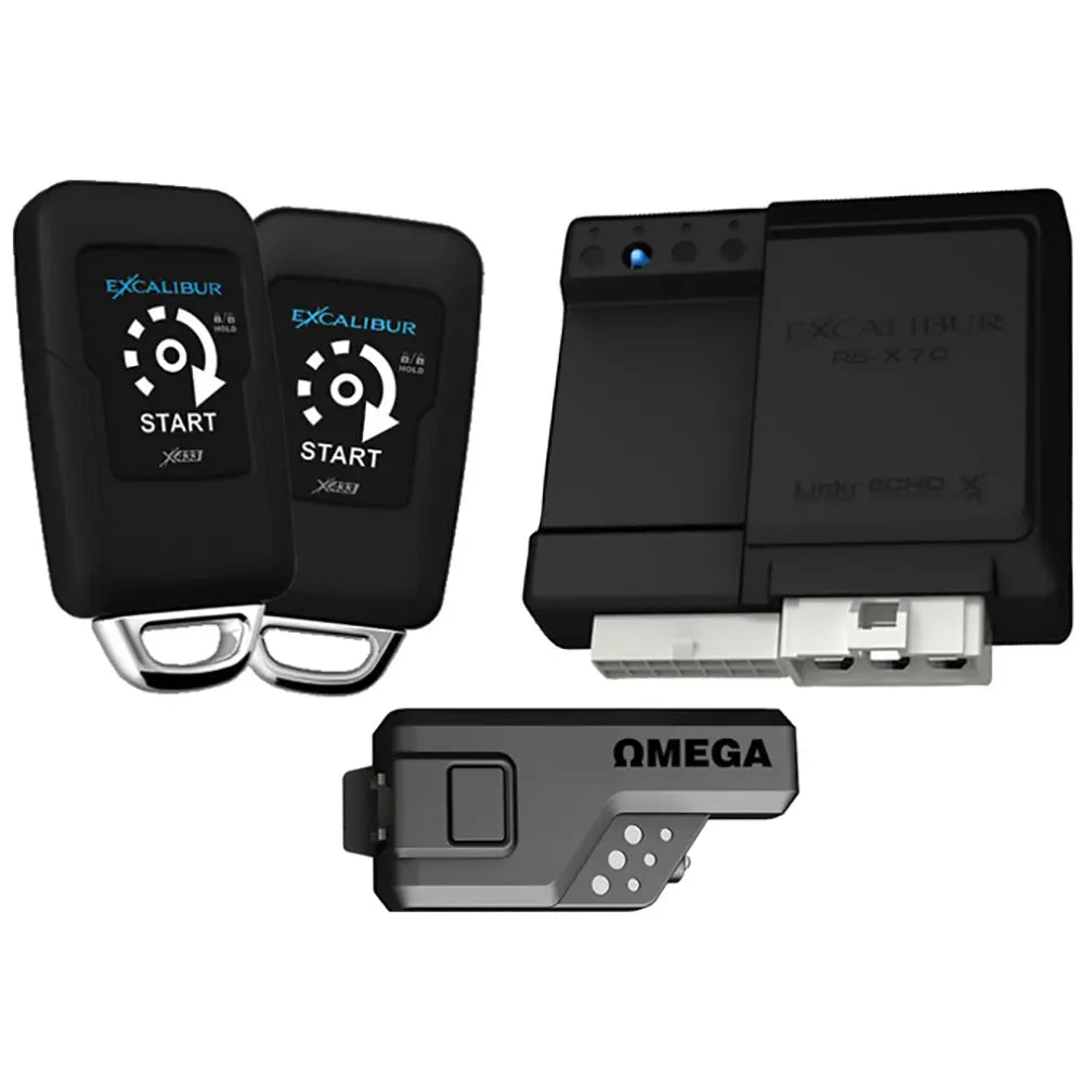 Excalibur 1500 Feet 1-button Remote Start Keyless Entry System Excalibur Alarms