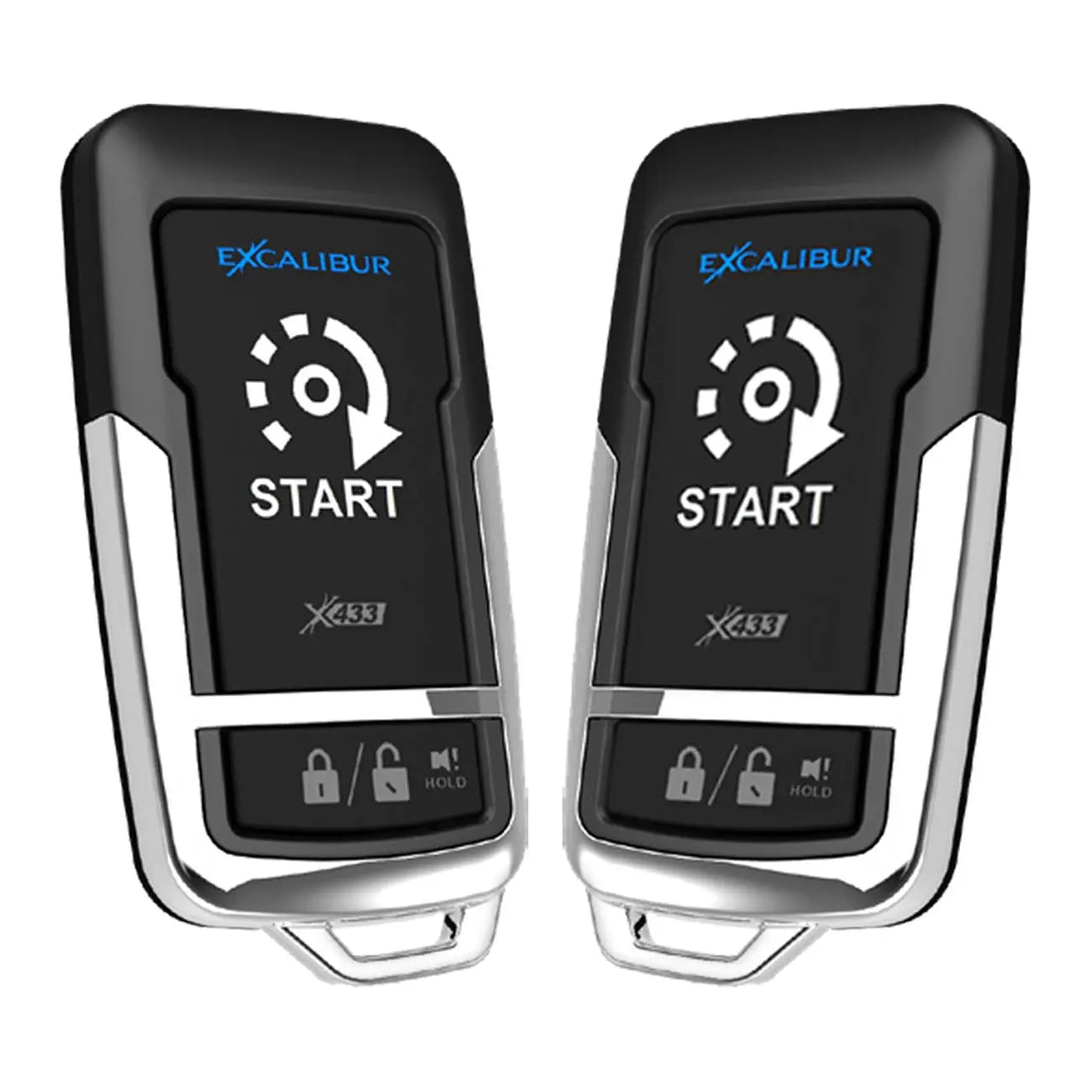 Excalibur 1500 Feet 1+1 Button Remote Start Keyless Entry System Excalibur Alarms