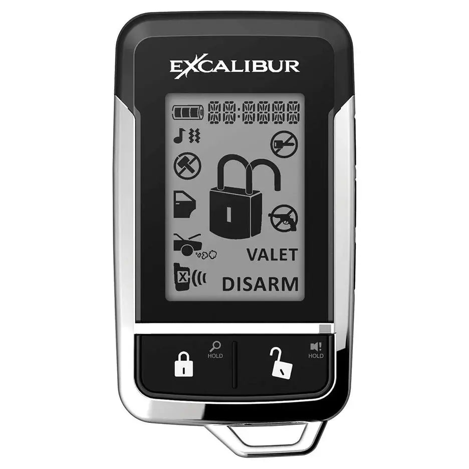 Excalibur 2-way Monochrome Lcd Remote Transmitter Excalibur Alarms