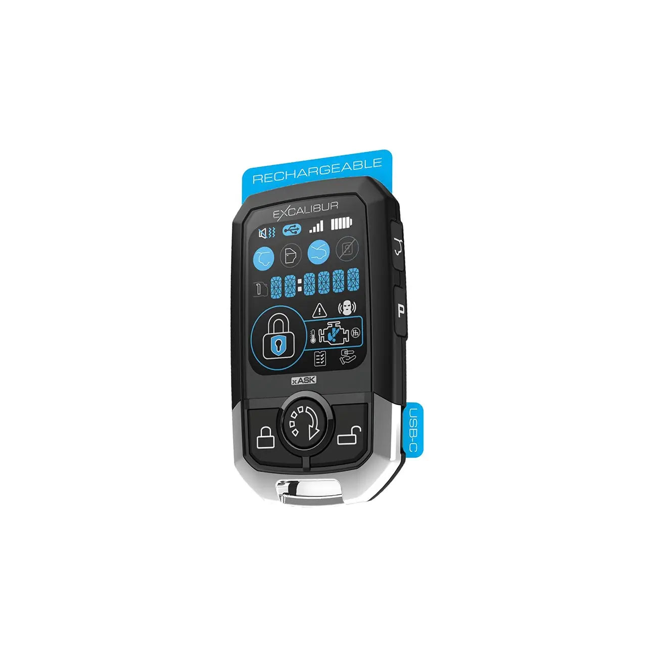 Excalibur 3-color Lcd 2-way Remote For Al18803d Excalibur Alarms