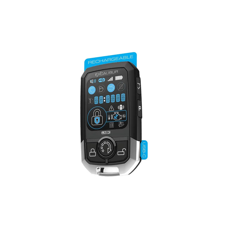 Excalibur 3-color Lcd 2-way Remote For Al18803d Excalibur Alarms