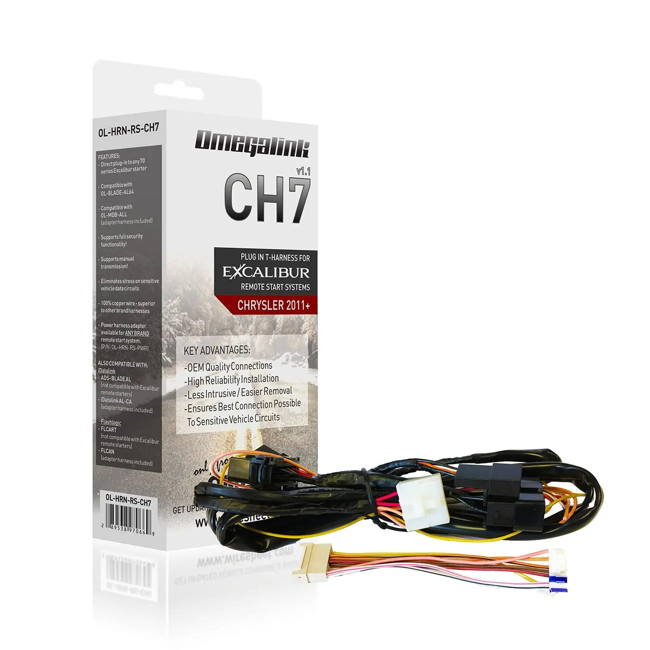 Excalibur Plug&play Harness Chrysler/dodge/jeep/ram/srt Vehicles (2011 - 2025) Excalibur Alarms
