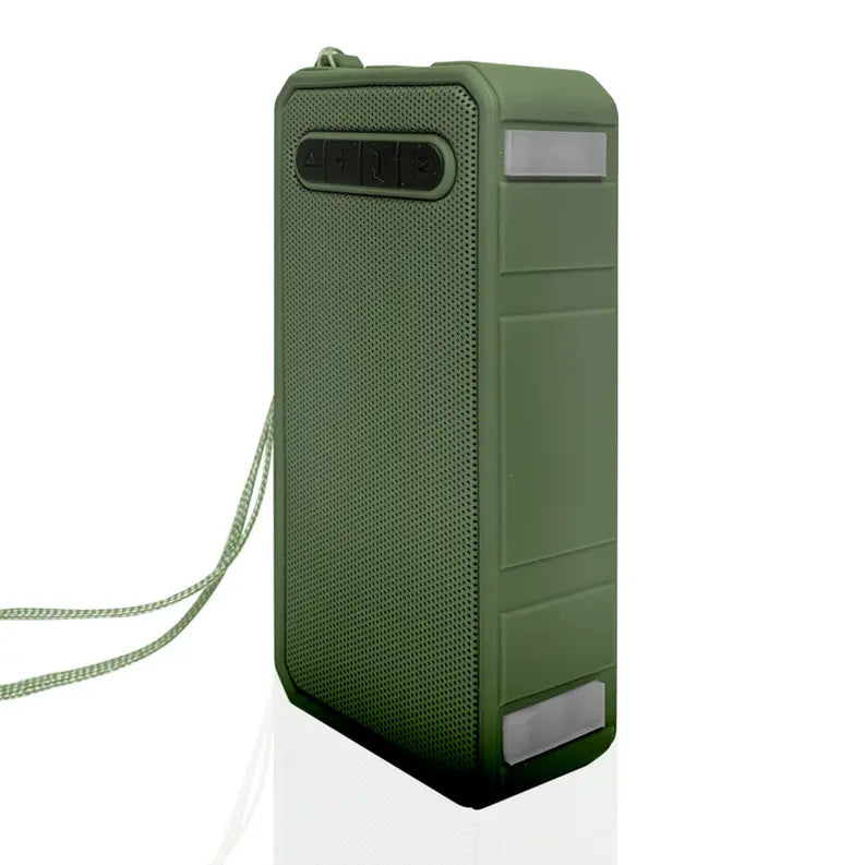 Excursion Grip Rugged Grill Rectangular Bluetooth Speaker Hunter Green Soundbound