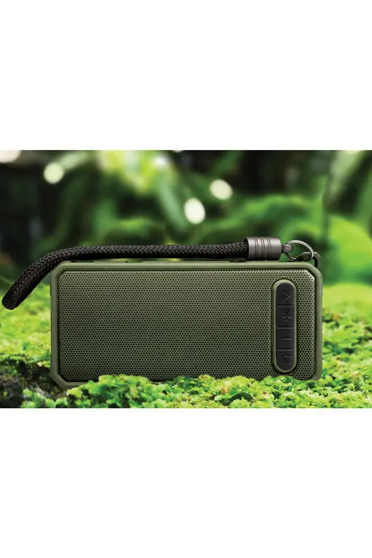 Excursion Grip Rugged Grill Rectangular Bluetooth Speaker Hunter Green Soundbound