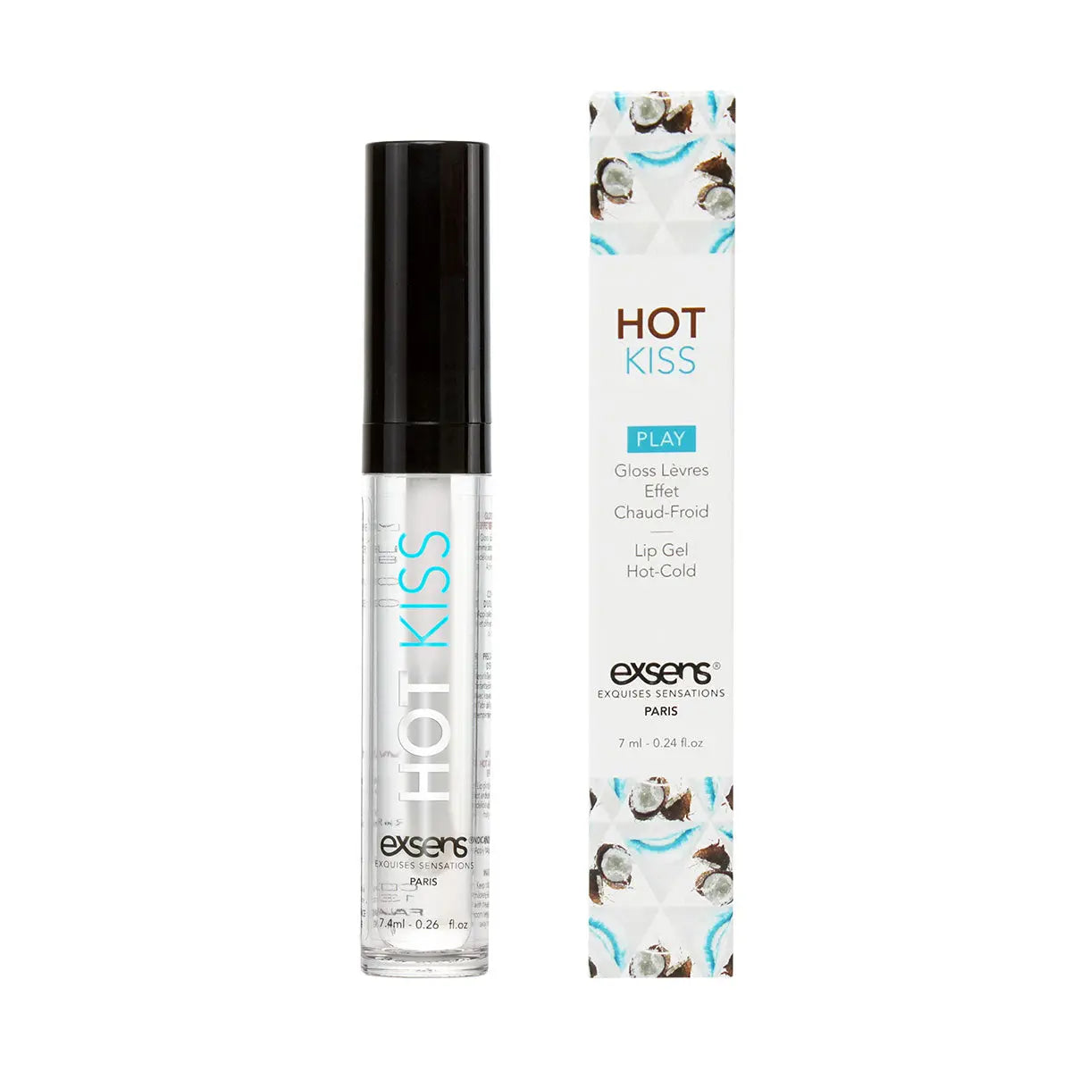 Exsens Hot Kiss Arousal Lip Gloss 7ml - Coconut Exsens
