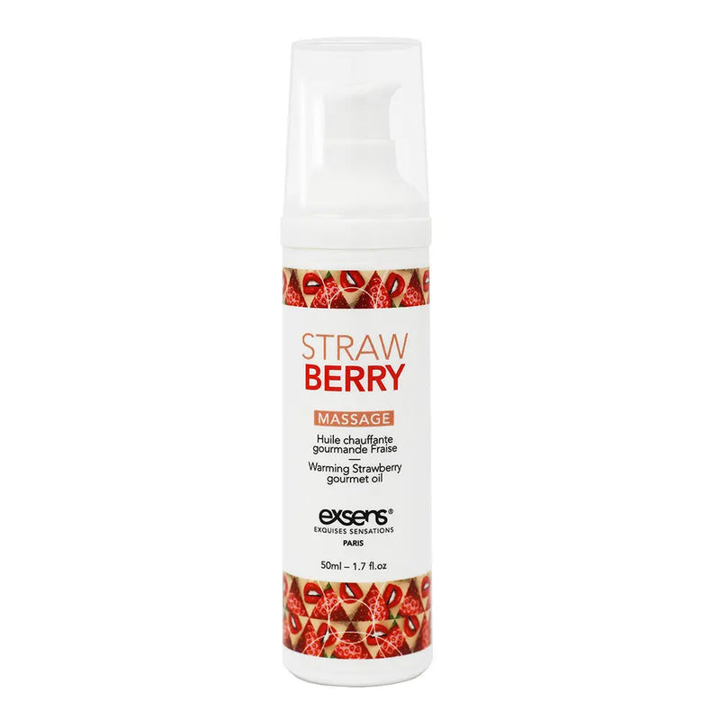 Exsens Warming Massage Oil 50ml - Strawberry Exsens