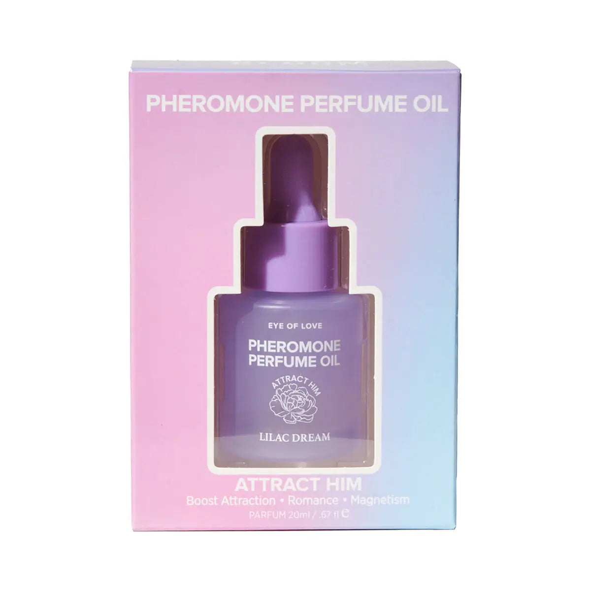 Eye of Love Pheromone Parfum Oil 0.67 oz. Dropper Lilac Dream Eye of Love