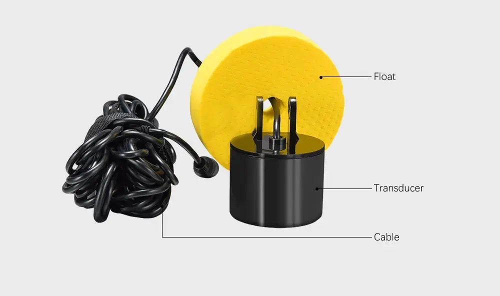 FFC1108-1 Alarm 100M Portable Sonar Fish Finders 45 degrees Sonar Coverage Echo Sounder Alarm Transducer Lake Sea Fishing GreatEagleInc