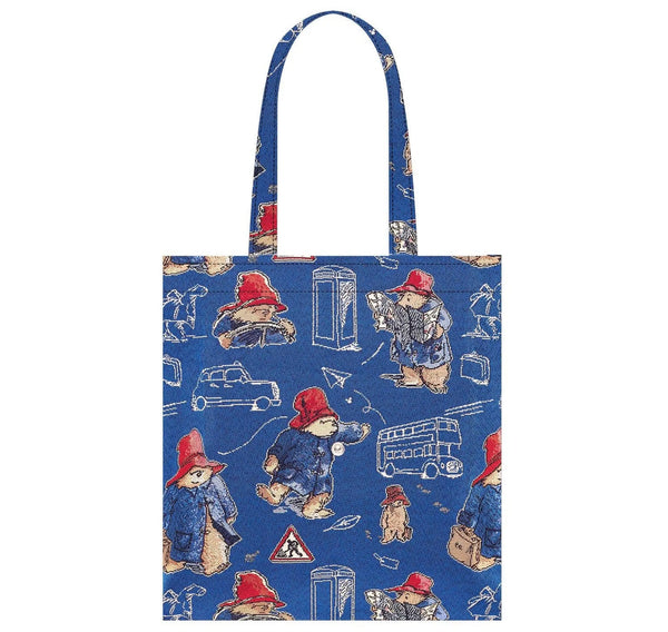 FLAT-PADDBL |  PADDINGTON BEAR BLUE FLAT BAG Signare USA