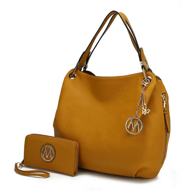 Fabienne Hobo Bag with Wallet MKF Colletion by Mia K.