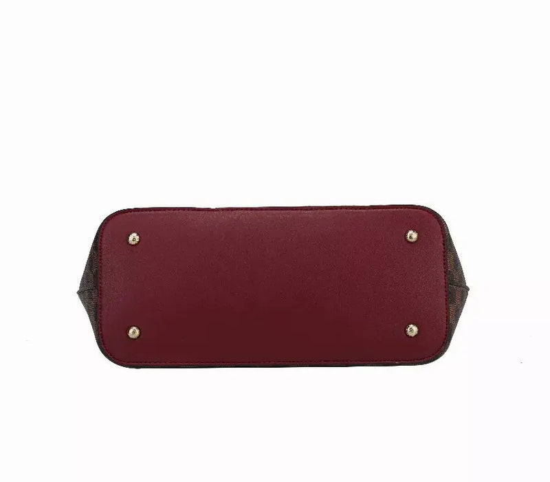 Fabiola Vegan Leather Women's Tote Bag with wallet by Mia K -2 piece set MKF Collection by Mia K.