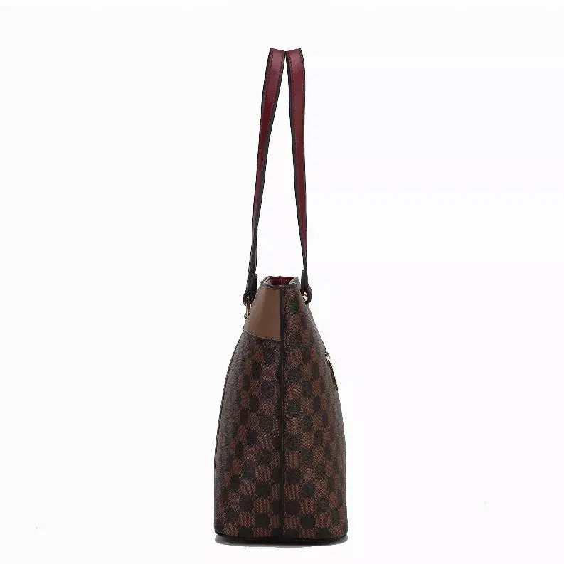 Fabiola Vegan Leather Women's Tote Bag with wallet by Mia K -2 piece set MKF Collection by Mia K.