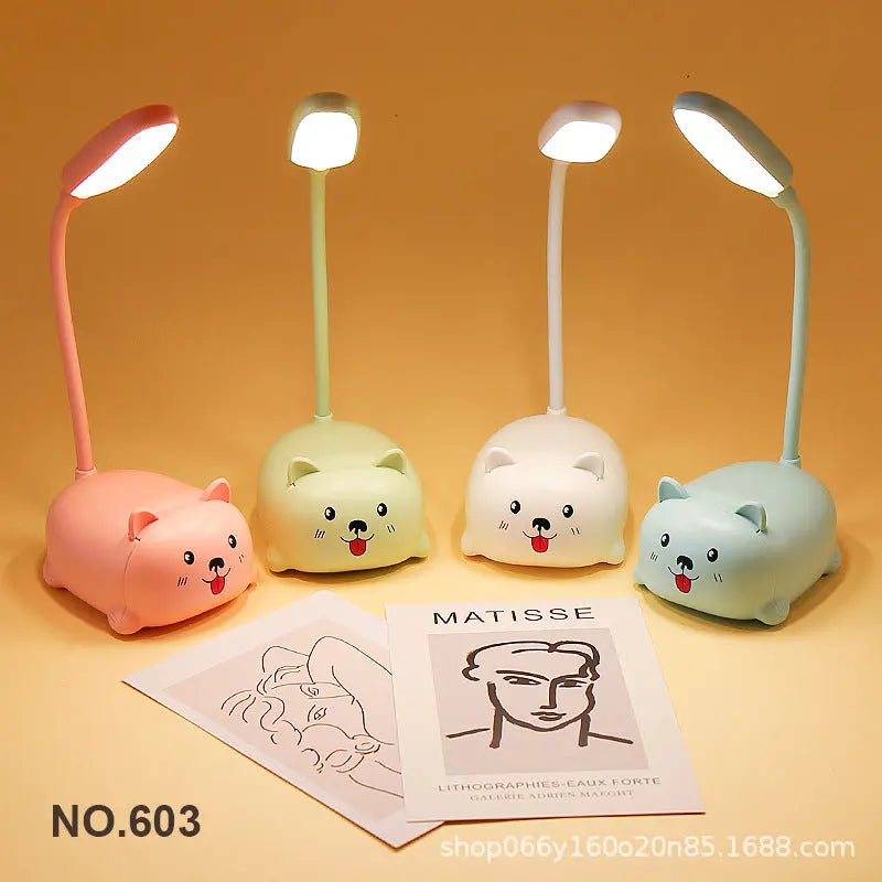 Factory direct creative cute girl heart mini small table lamp led bedroom bedroom bedside eye protection night light GreatEagleInc