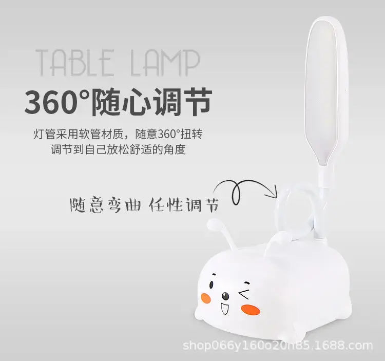 Factory direct creative cute girl heart mini small table lamp led bedroom bedroom bedside eye protection night light GreatEagleInc