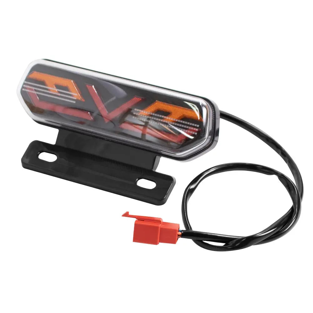 Factory wholesale electric car motorcycle tail light assembly 12V with bracket LED horse racing three-in-one driving tail light GreatEagleInc