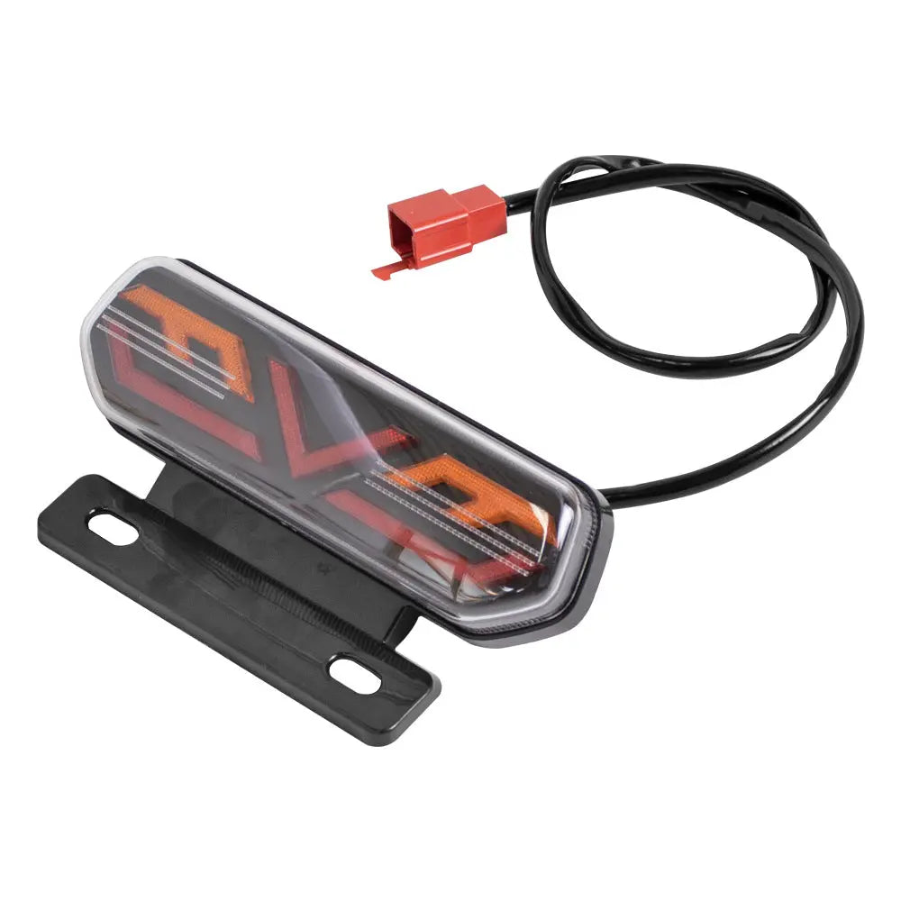 Factory wholesale electric car motorcycle tail light assembly 12V with bracket LED horse racing three-in-one driving tail light GreatEagleInc